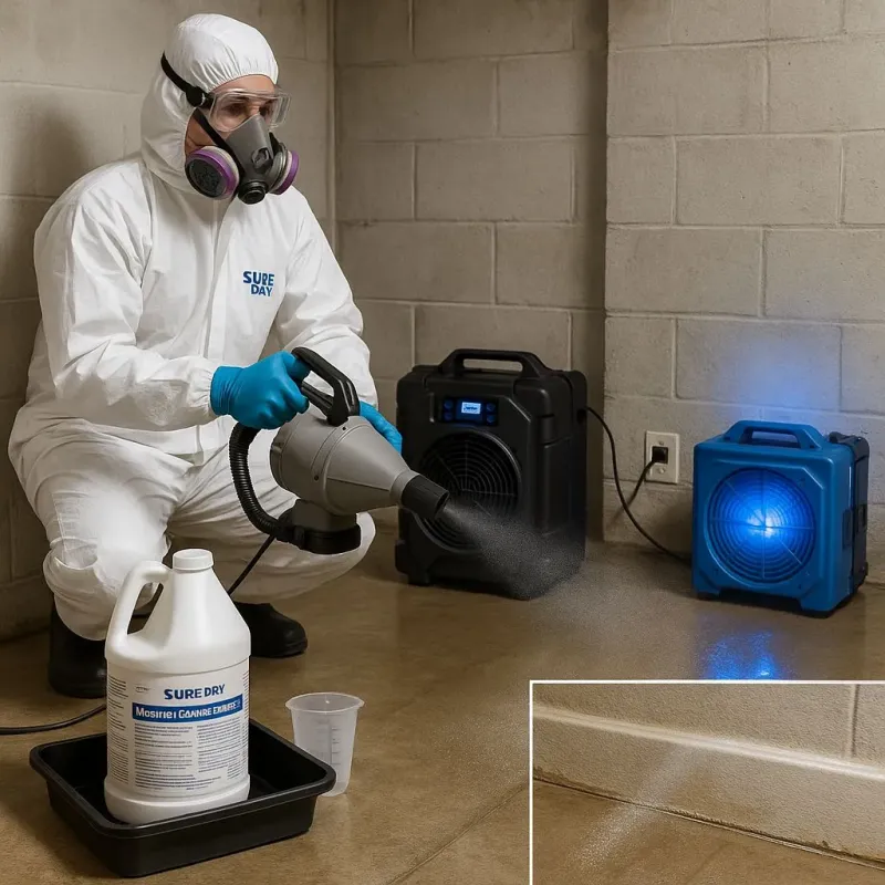 Sanitization and Odor Removal process in Wilmington Manor, DE